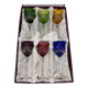 6 Roemers crystal wine glasses