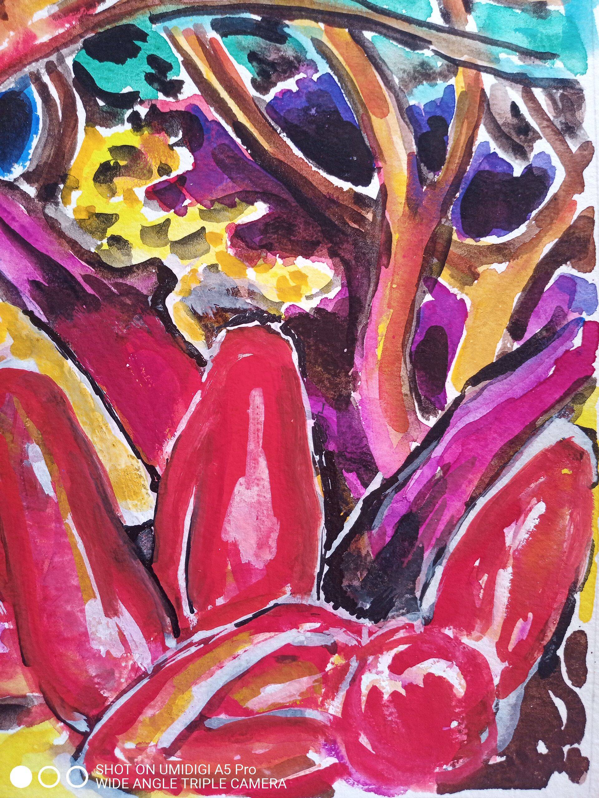 Pierre Lacroux (1909-1993) Gouache on paper 24 x 32 cm - from 1989 - (284)