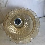 Vintage amber glass hanging