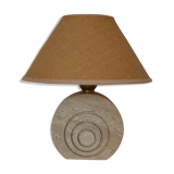 Travertine bedside lamp
