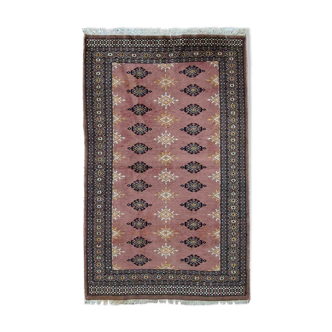 Tapis vintage ouzbek bukhara fait main 95cm x154cm 1960s, 1c538