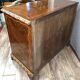 Louis XV style curved chest of drawers in rosewood and rosewood marquetry