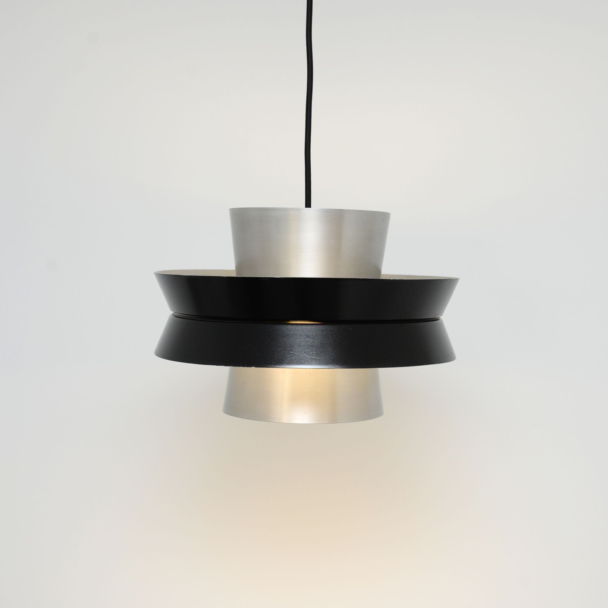 Silver lamp in the Trava style by Carl Thore, 1960s