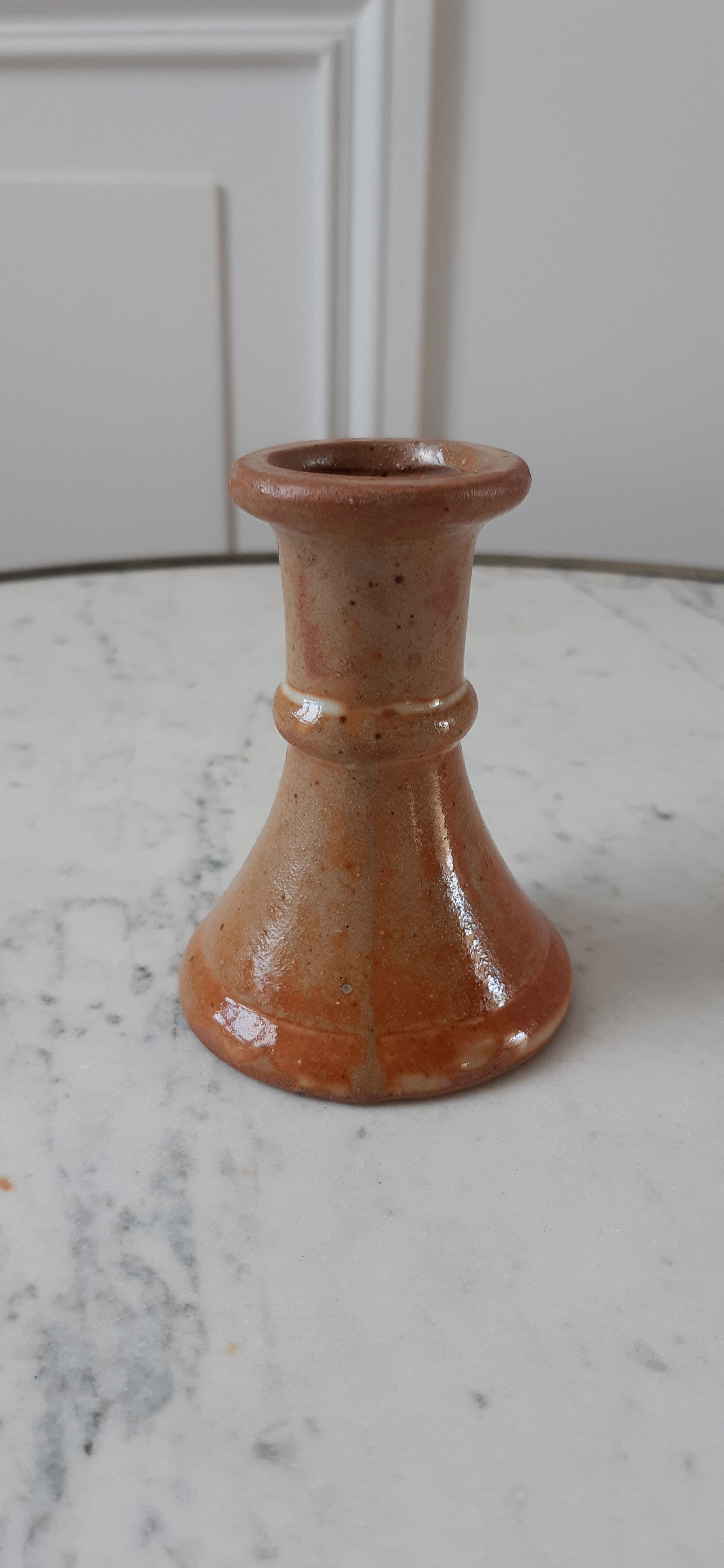 Sandstone candle holder 70s