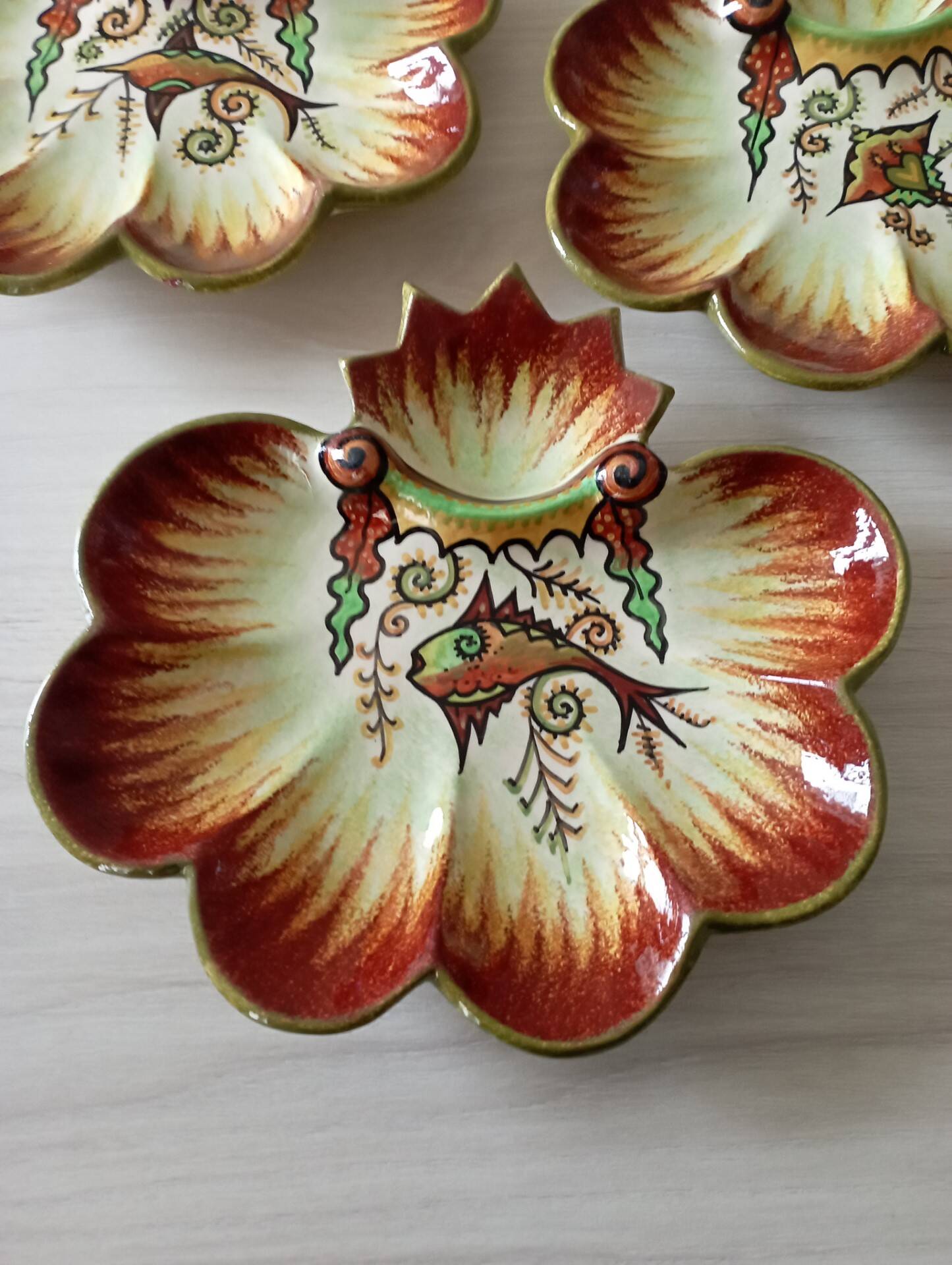 Paul Fouillen ceramic plates