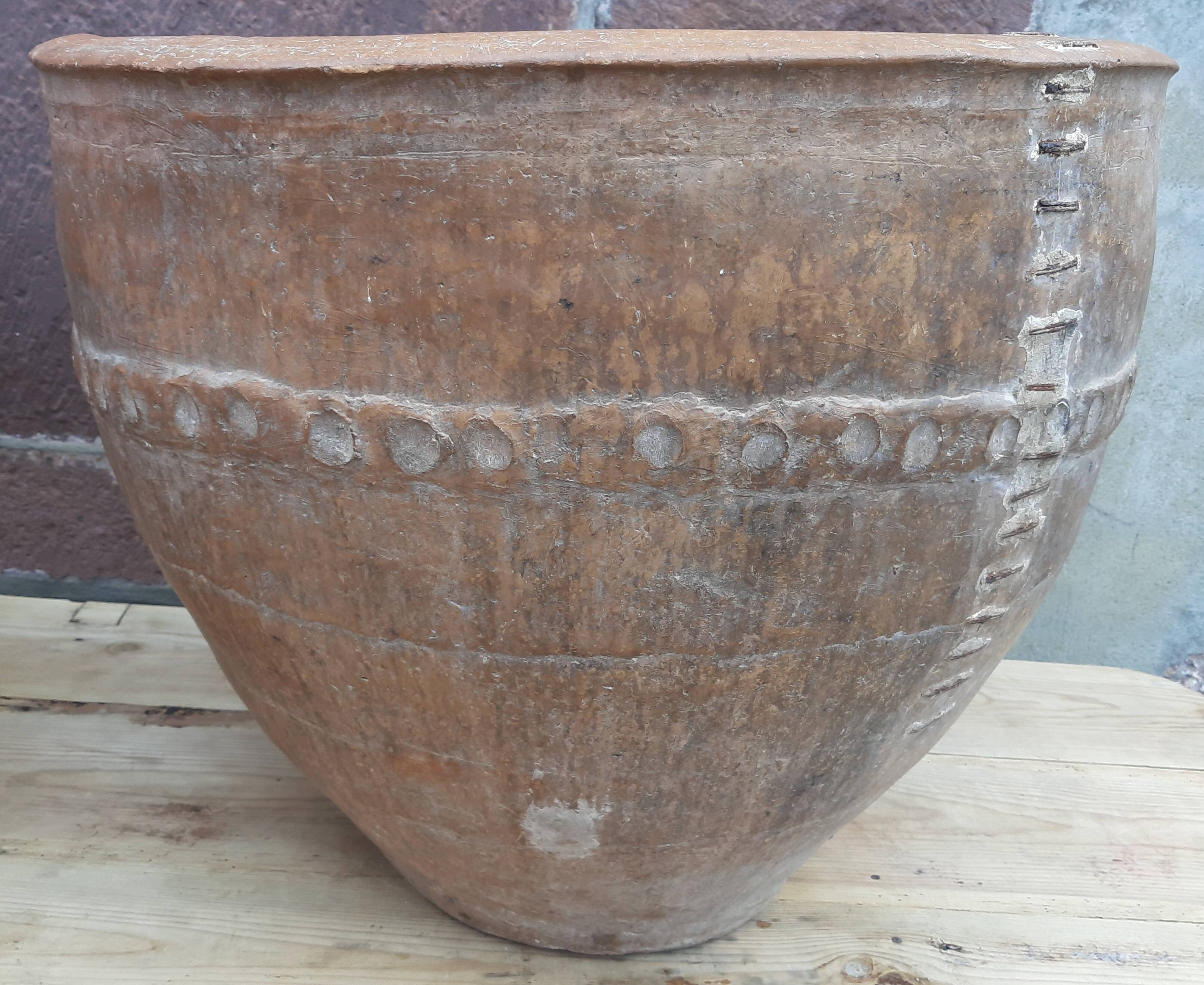 Paire de jarres ("cocios" ou "barreños"), Espagne, 18ème siècle.
