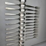 Ercuis silver plated cutlery