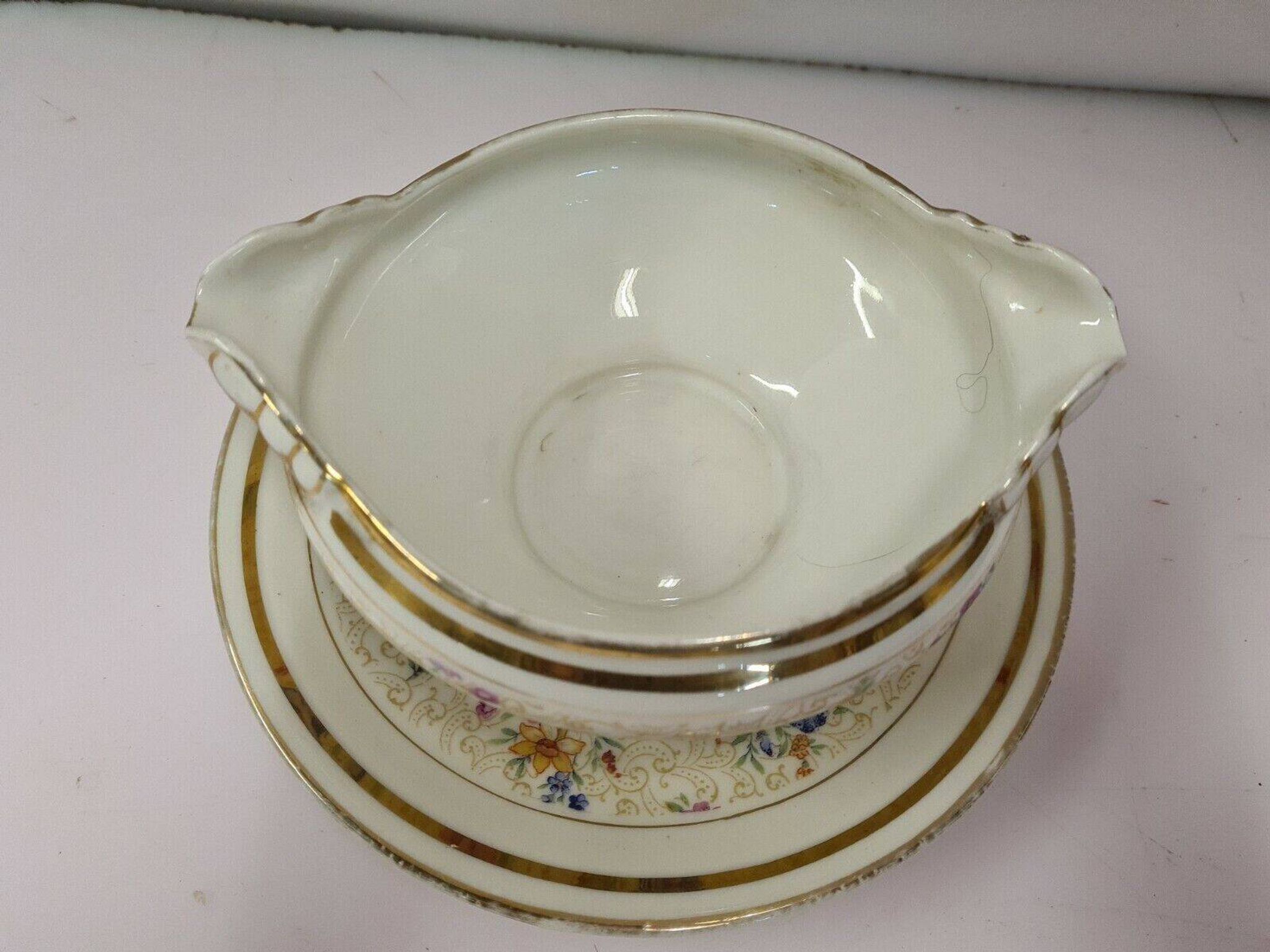 Saucière en porcelaine de limoges