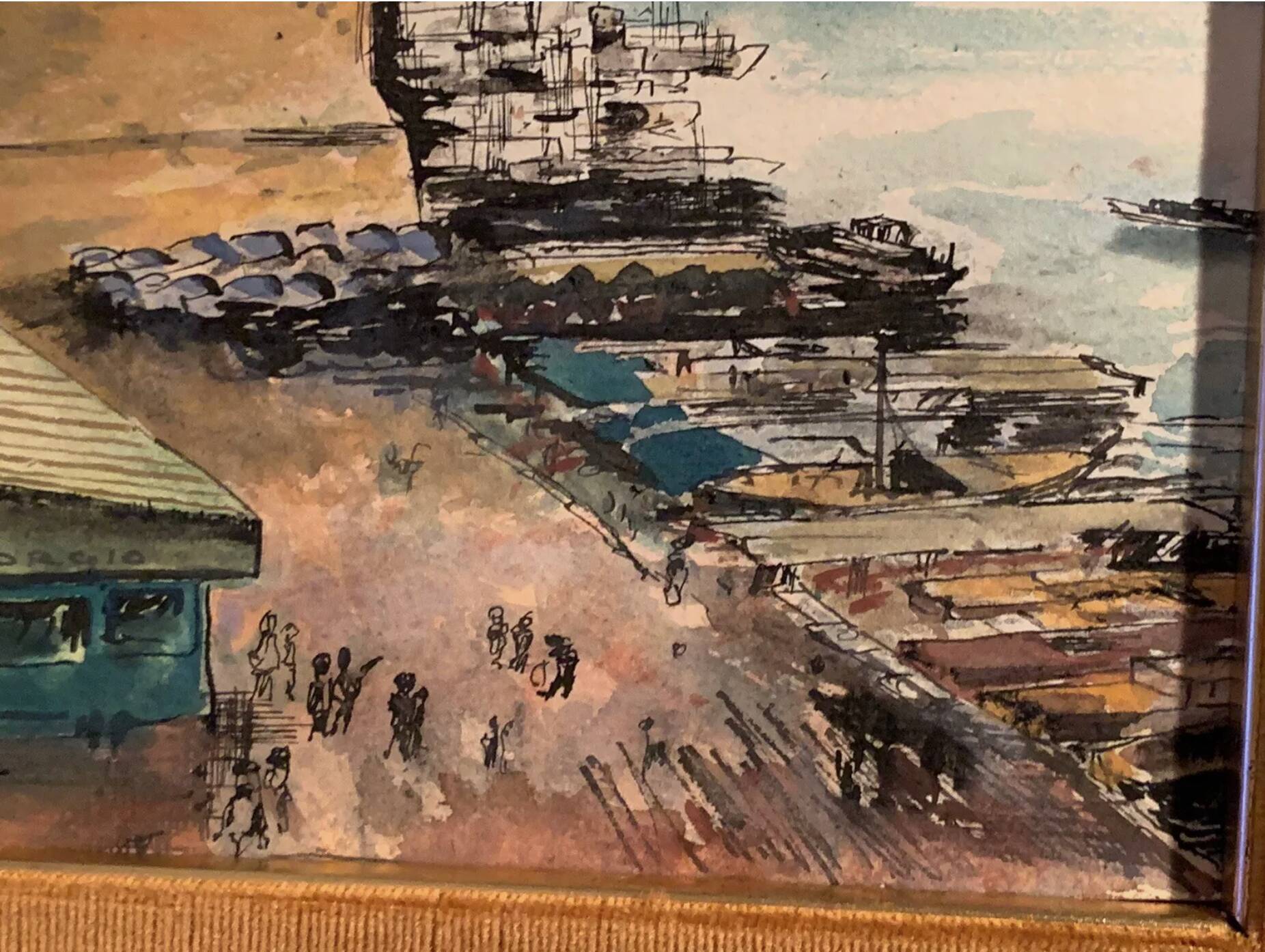 Jean Jacques GRUNENWALD (1911 - 1982) - Watercolor - Venice - 21x17 cm