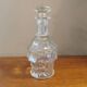 Vintage faceted glass carafe
