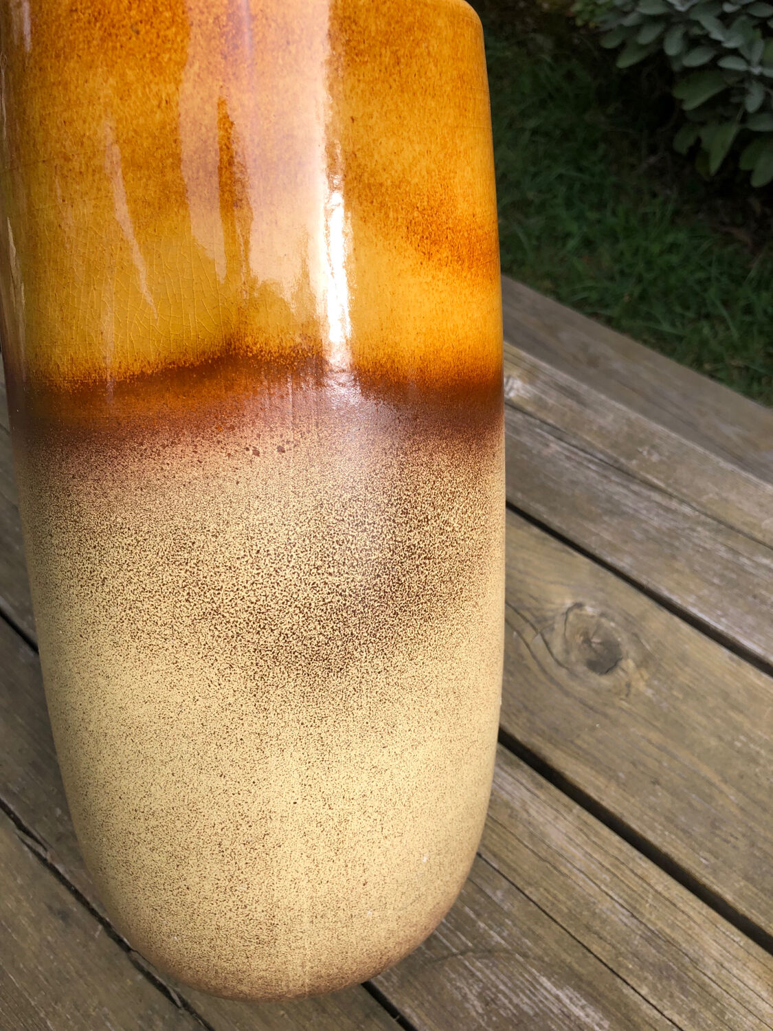 Enamelled vase W. Germany