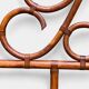 Vintage 1970s bamboo rattan headboard L166