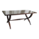 Solid wood coffee table in English style - mid 20th century.