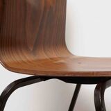 Vintage Galvanitas S23 oak and brown chair