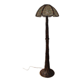 Floor lamp in rattan , 1950s.