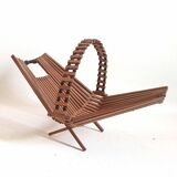 50s scandinavian foldable fruit basket