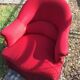 Red toad armchair