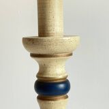 Wooden lamp in the style of a candlestick, 1990s/2000s