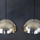 Pendant light “Milieu” Golden Line 24-carat-gold-plated. By Jo Hammerborg for Fog & Mørup. Denmark 1