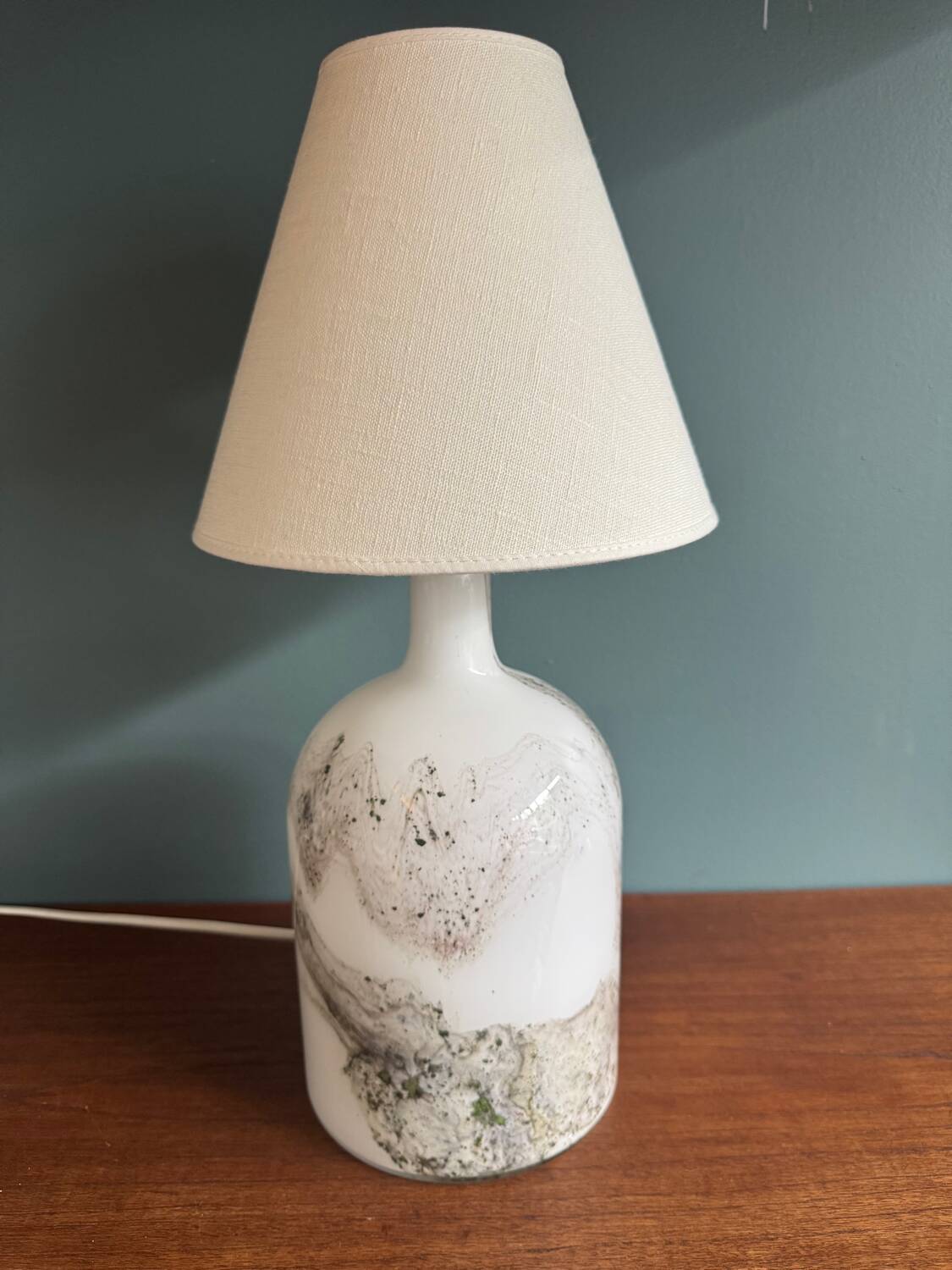 Lampe de table danoise vintage « Symétrique » par Michael Bang pour Hol