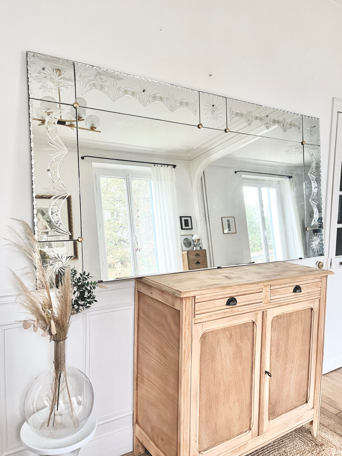 Large Art Deco mirror