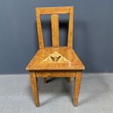 Set of 2 painted Swedish chairs
