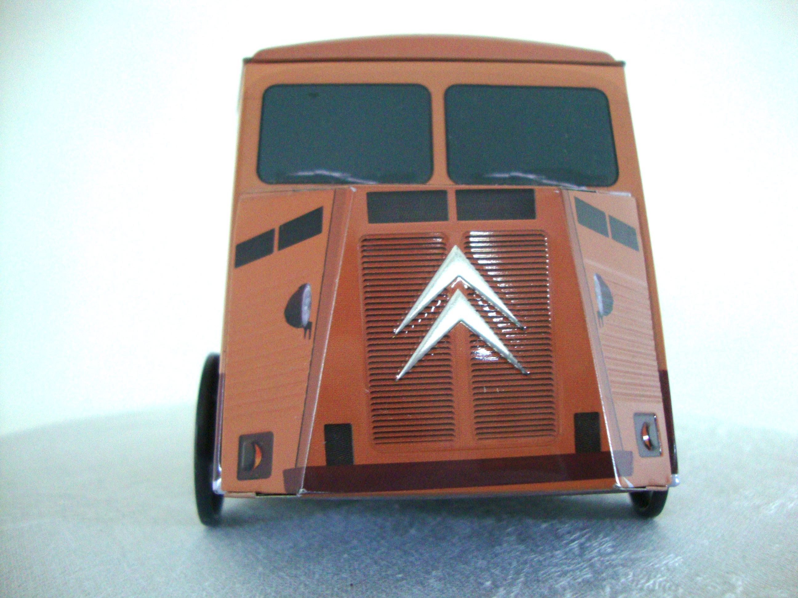 Citroen van in painted sheet metal