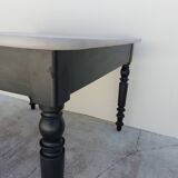 Table de ferme ancienne 1900 patiné