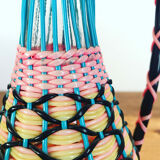 Vintage Scoubidou bottle