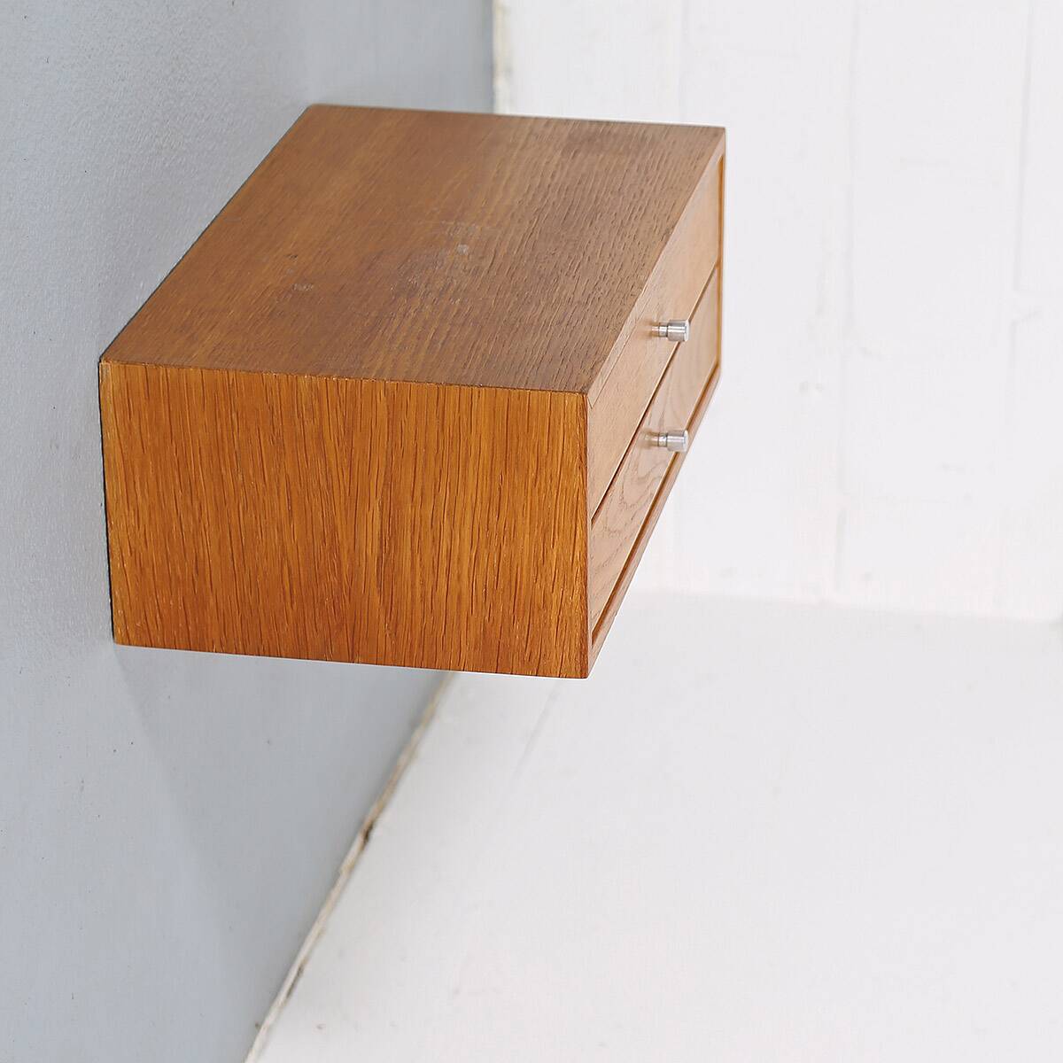 Model 128 Wall Console in Teak by Kai Kristianen for Aksel Kjersgaard