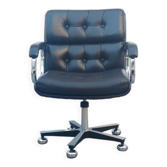 Fauteuil de bureau italien vintage 1980