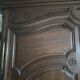 Lorraine wardrobe in solid oak from the 18th century.