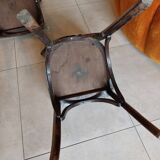 4 dark Luterma bistro chairs, sanded. Painting possible.