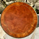 Small side table in precious wood marquetry in the Louis XV style.