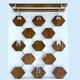 Large Vintage Scandinavian Coat Rack, Teak