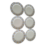 6 dessert plates Model Poitou from Sarreguemines