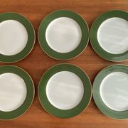 Bernardaud 6 large Limoges porcelain presentation plates