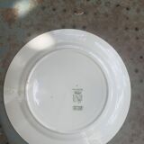 6 mismatched dinner plates, 2 Aude models and 4 Epernay Sarreguemines and Digoin models,