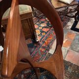 Table basse vintage rétro vintage ovale en teck par GPlan 1960