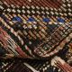 Blue & Brown Star Pattern Kilim Rug, 153x315Cm