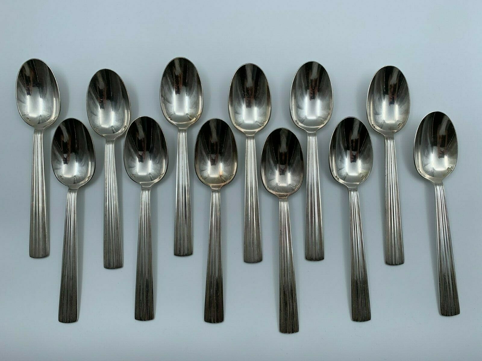 Silverware art deco 1930 forks and spoons metal argente alfenide