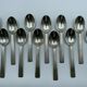 Silverware art deco 1930 forks and spoons metal argente alfenide