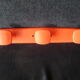 Porte manteau mural orange Syla 1970
