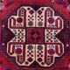 Tapis Tribal Vintage 160x117 cm Laine Oriental Tapis Fait à la Main Rouge, Moyen