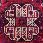 Vintage tribal rug 160x117 cm wool oriental handmade rug red, medium