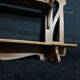Art nouveau murale shelf