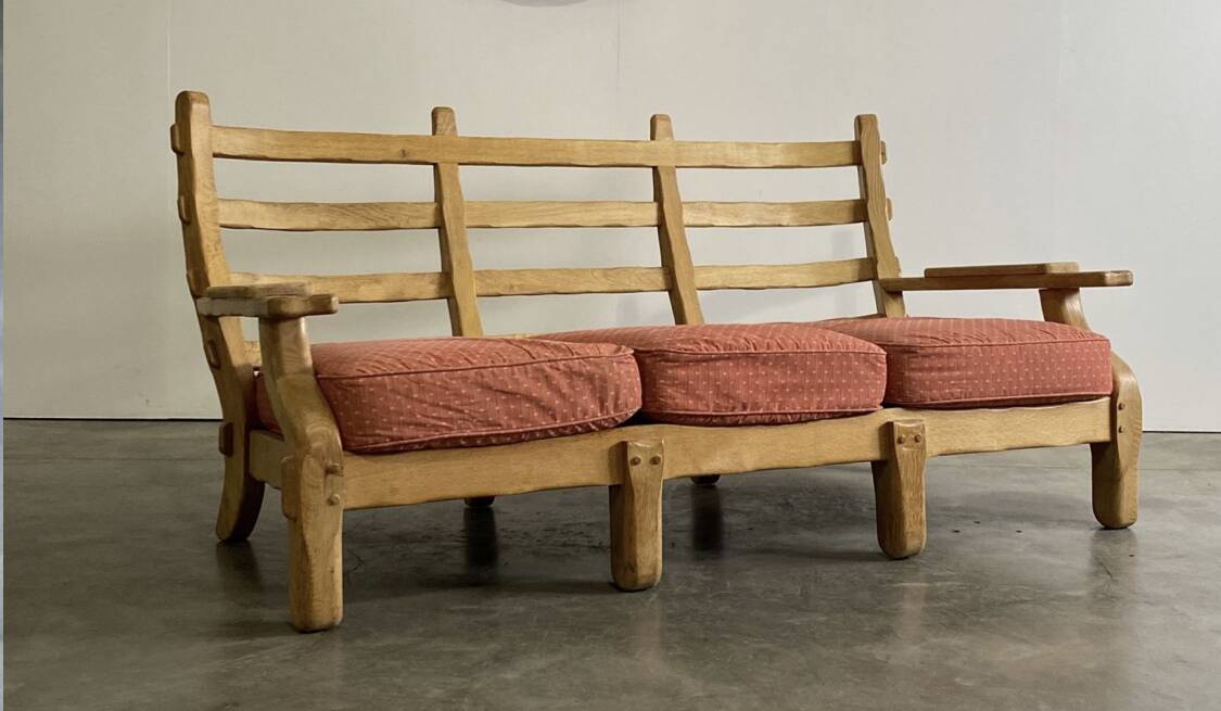 Large brutalist sofa
