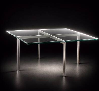 Table basse Barcelona par Ludwig Mies Van Der Rohe