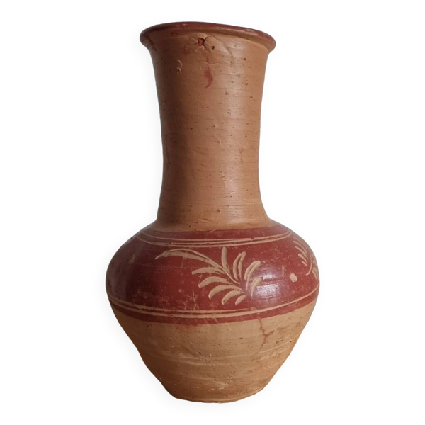 Vase terre cuite artisanal ancien — Beyit