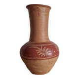 Vase terre cuite artisanal ancien